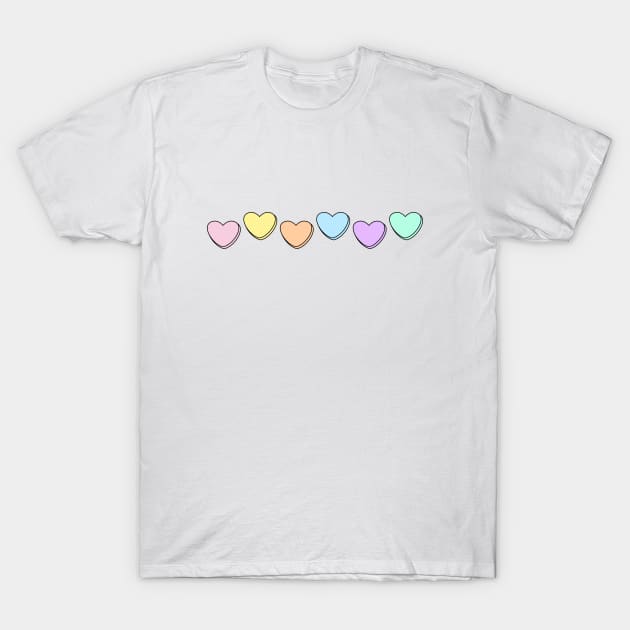 Convo Hearts T-Shirt by designgoodstore_2